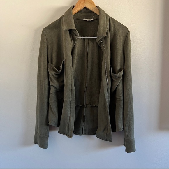 Promesa | Suede Moto Jacket - Picture 1 of 8